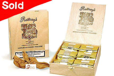 Rattrays 6 Pipetobacco Collection Pfeifentabak 150g Holzkiste